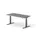 Elektrisch ihv bureau,HxBxD 650-1310x1600x800mm,blad donkergrijs
