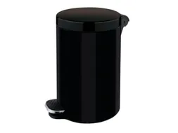 pedaalemmer,3l,HxØ 260x170mm,binnenbak kunststof,romp staal zwart