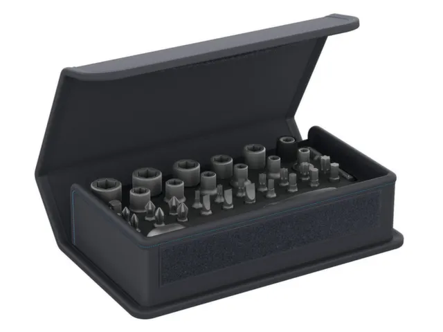 TC 666-MU-20 Bit dopsleutelset met ratel 1/4 inch 35-delig