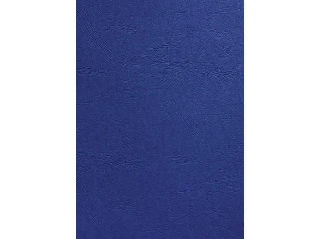 Voorblad Gbc A4 Lederlook Koningsblauw 250 Gram