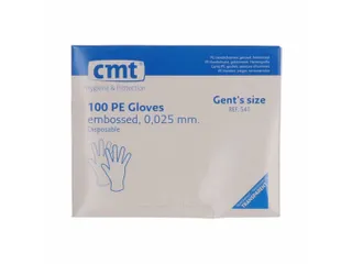 Pe Handschoenen Transparant Geruwd 30Cm 25My 10000 Stuks - 7