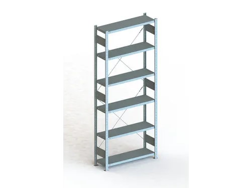 Inhaakstelling Basisveld 2500x1000x300mm 6legborden 150kg Verzinkt