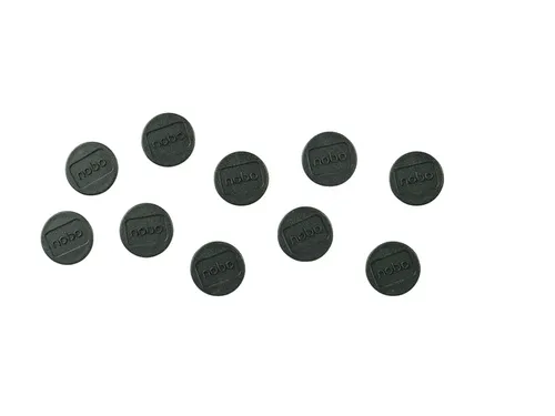 Magneet Nobo 13mm zwart 10 stuks
