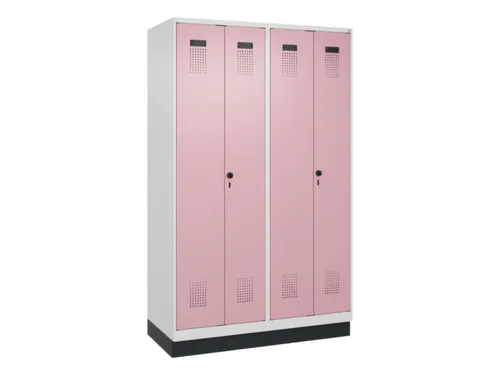 locker voor scheiding van kleding,HxBxD 1950x1200x500mm,4vak
