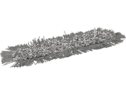 ErgoClean 549640 DAMP 43 mop 40cm vochtig klittenband grijs-wit 5 stuk