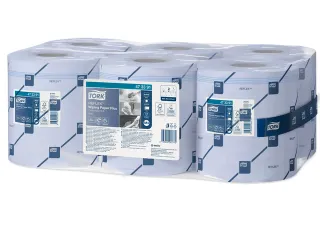 Poetspapier Tork M4 Reflex Plus Advanced 2-laags 450 vel blauw 473391 - 2