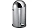 Afvalbak Kickcan metalen binnenbak 33 liter mat RVS