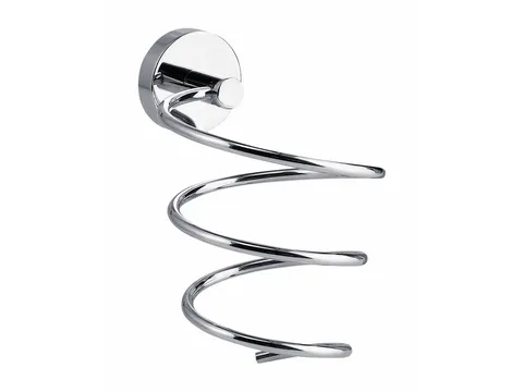 Haardrogerhouder tesa Smooz hoogglans verchroomd metaal zelfklevend