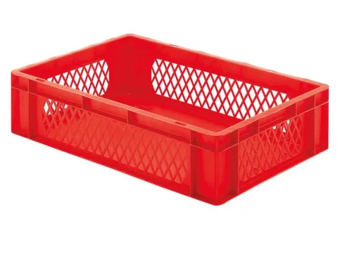 Euronorm-Stapelbak 26l H X L X B 145x600x400mm Rood