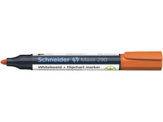 Boardmarker Schneider Maxx 290 ronde punt oranje 2-3mm - 6