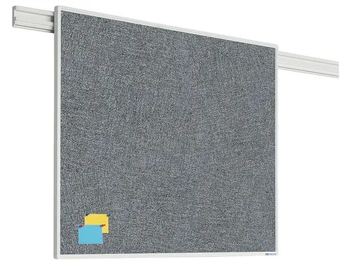 Partnerline Prikbord 90x120cm Camira Donkergrijs