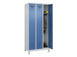 locker,HxBxD 1950x900x500mm,3vak,vak B 300mm,cil.-slot,voeten