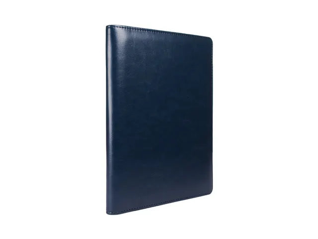 Schrijfmap Multo Hannibal A5 blauw kunstleder met schrijfblok