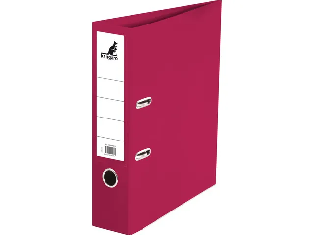 Ordner Kangaro A4 2 rings 75mm PP/Papier bordeaux