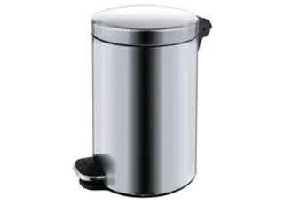 RVS pedaalemmer,5l,HxØ 280x210mm,binnenbak kunststof,romp mat - 1