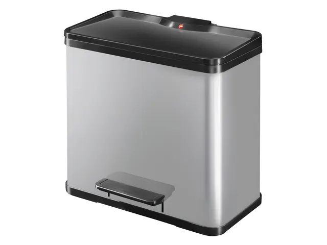 Öko Duo Plus 17 Liter + 9 Liter Hailo Zilver Zwart