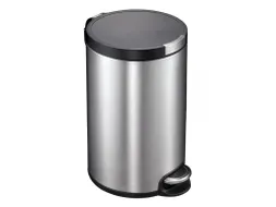 Luxe Pedaalemmer 12 Liter mat RVS Artistic step