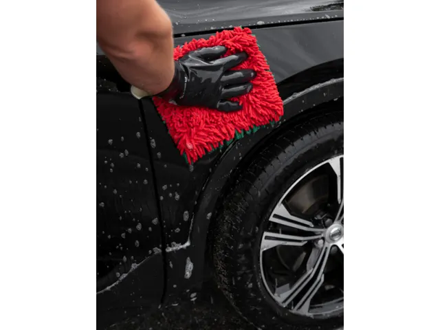 Vikan Transport microvezel washing pad 20x25cm Rood/Groen