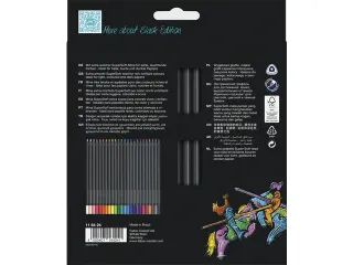 Kleurpotloden Faber-Castell Black Edition in kartonnen etui á 24 stuk - 3