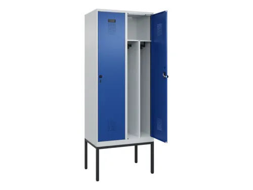 locker voor scheiding van kleding,HxBxD 2120x800x500mm,2vak