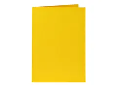 Correspondentiekaart Papicolor dubbel 105x148mm dottergeel pak à 6 st