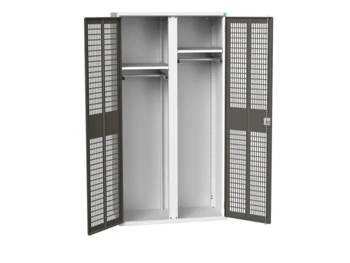 universele kast,HxBxD 2000x1050x550mm,2xStalen bodem,scheidingswand