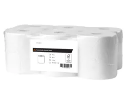 Poetsrol midi cellulose 1-laags 20 cm 6 x 300 meter in folie FSC