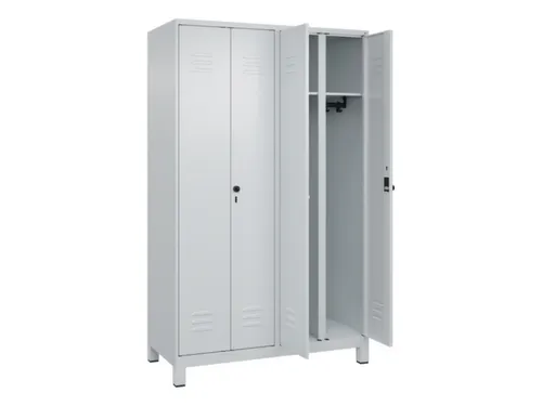 locker voor scheiding van kleding,HxBxD 1950x1200x500mm,4vak