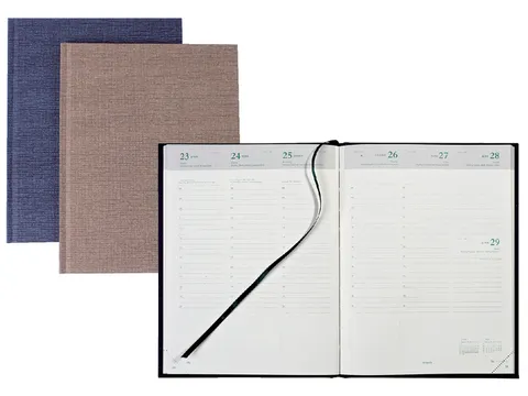 Agenda 2027 Brepols Ecotiming Kazar 7 jours/2 pages assorti