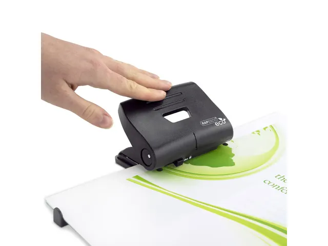 2-gaats perforator ECO 20 vellen zwart