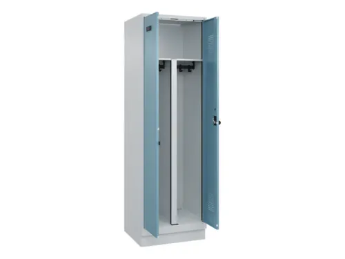 PBM-locker,HxBxD 1950x600x500mm,2vak,vak B 300mm,draaigrendel
