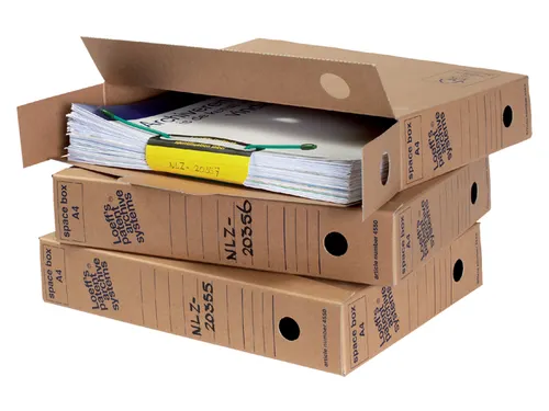 Archiefdoos Loeff 4550 320x240x60mm Bruin
