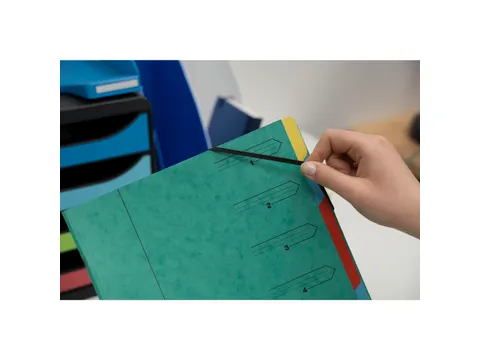 Sorteermap elastoslu iting 7 vak geel