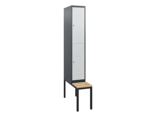 Dubbeldekse dekenkist,HxBxD 1950x300x815mm,1x2vak.,vak B 300mm