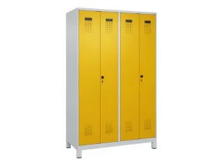 PBM-locker,HxBxD 1950x1200x500mm,4vak,vak B 300mm,draaigrendel - 2