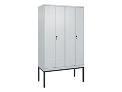 locker voor scheiding van kleding,HxBxD 2120x1200x500mm,4vak