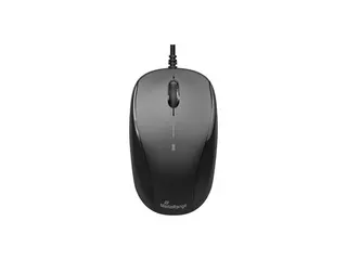 MROS213 Optische muis 3 knoppen bedraad Zwart - 1