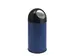 Afvalbak met pushdeksel en binnenemmer 40 Liter Blauw