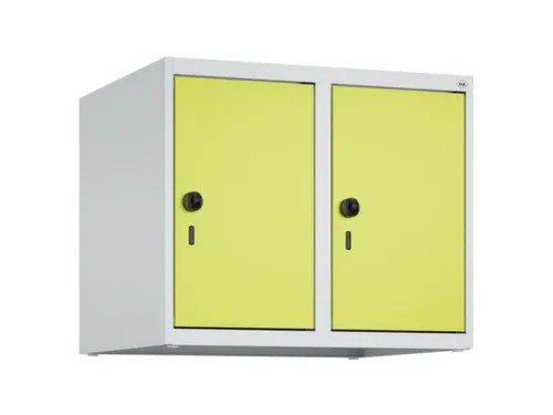 opzetkast,v. locker,2vak.,vak B 300mm,HxBxD 500x600x500mm,draaigrendel