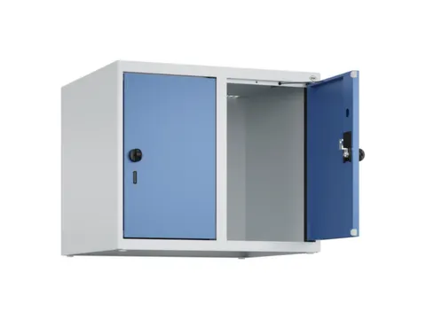 opzetkast,v. locker,2vak.,vak B 300mm,HxBxD 500x600x500mm,draaigrendel