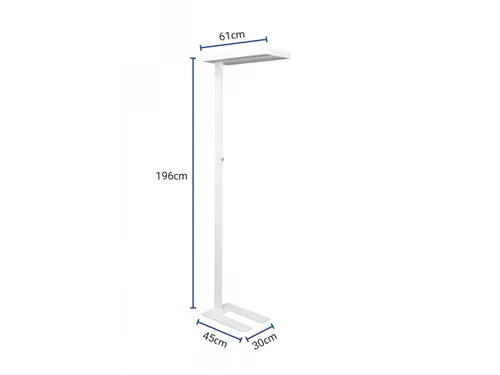 Vloerlamp LED MAULjaval wit dimbaar