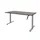 Slinger Bureau Zit-sta Aluminium Poot 160x80cm Blad Logan Eiken