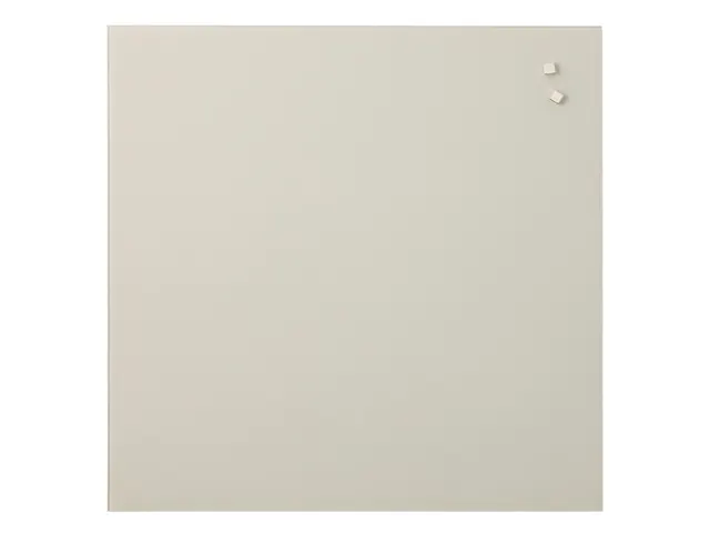 Tableau Magnétique en Verre Naga 45 x 45 cm Gris Chaud