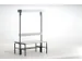 banc double,HxLxP 1670x1015x725mm,barres alu,RAL7016