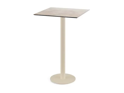 statafel,HxBxD 1090x700x700mm,rechthoekig,schotelvoet zandkleuren