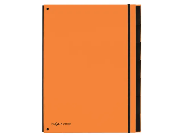 Sorteermap Pagna Trend 7 vaks A4 Pp Oranje