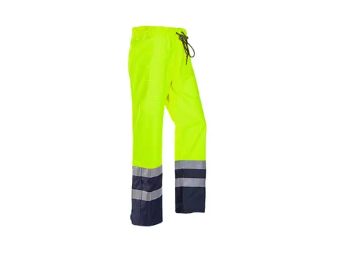 Sioen Gladstone 5729 regenbroek, fluo geel, maat L, per stuk