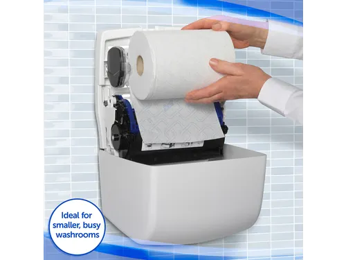 Handdoekroldispenser Kimberly Clark Aquarius Slimroll wit 7955