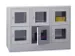 Armoire Multicases Portes Vitrées Hxlxp 855X1230X500Mm 6Cases Largeur