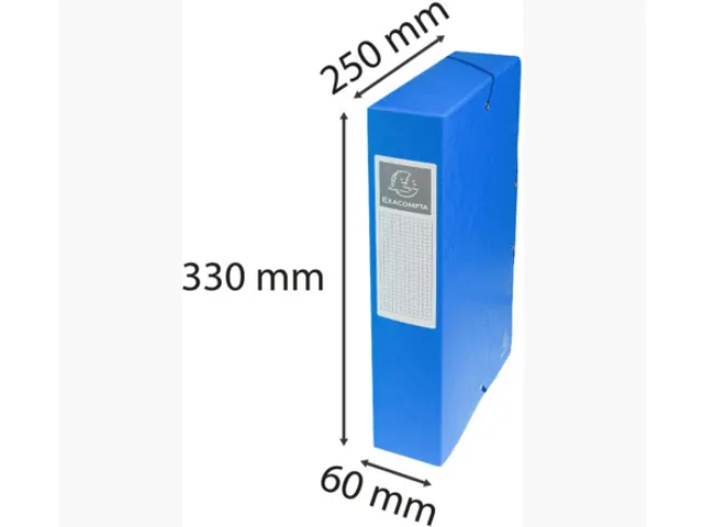 Elastobox Exacompta A4 60mm 600gr Assorti karton